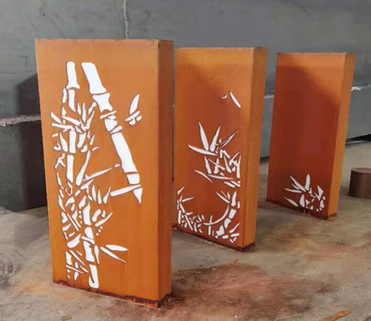 武山锈钢板灯箱