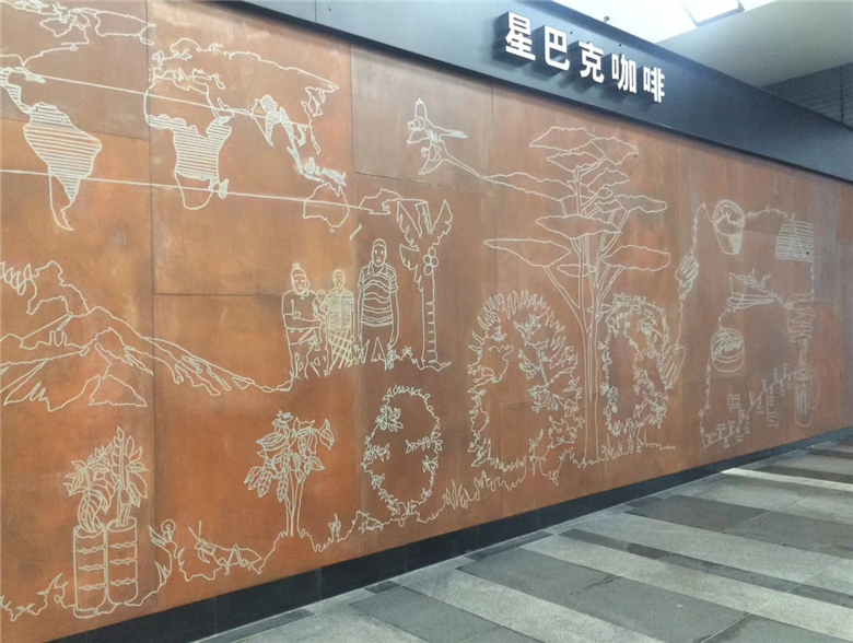 武山耐候钢幕墙